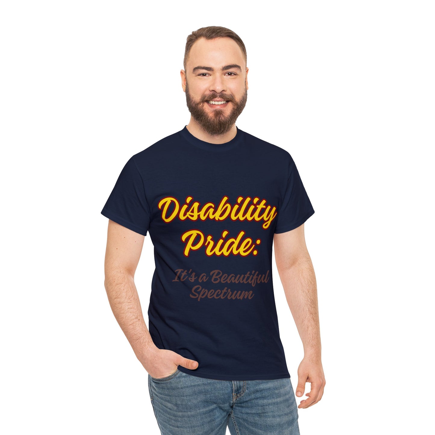 Unisex T-Shirt - Disability Pride: It's a Beautiful Spectrum