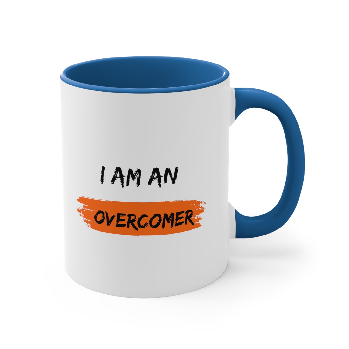 Accent Coffee Mug -  I am an overcomer