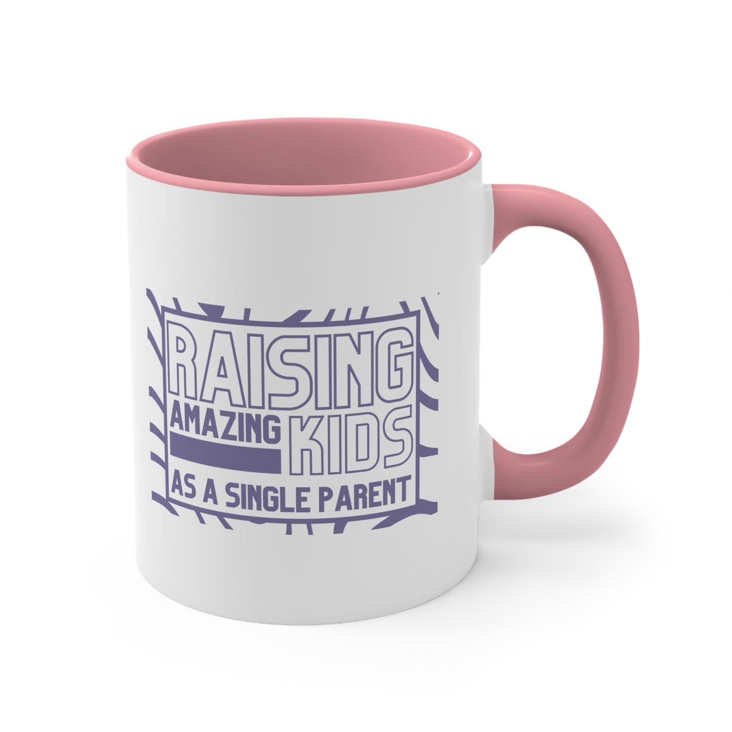 Accent Coffee Mug - Raising Amazing Kids as a Single Parent