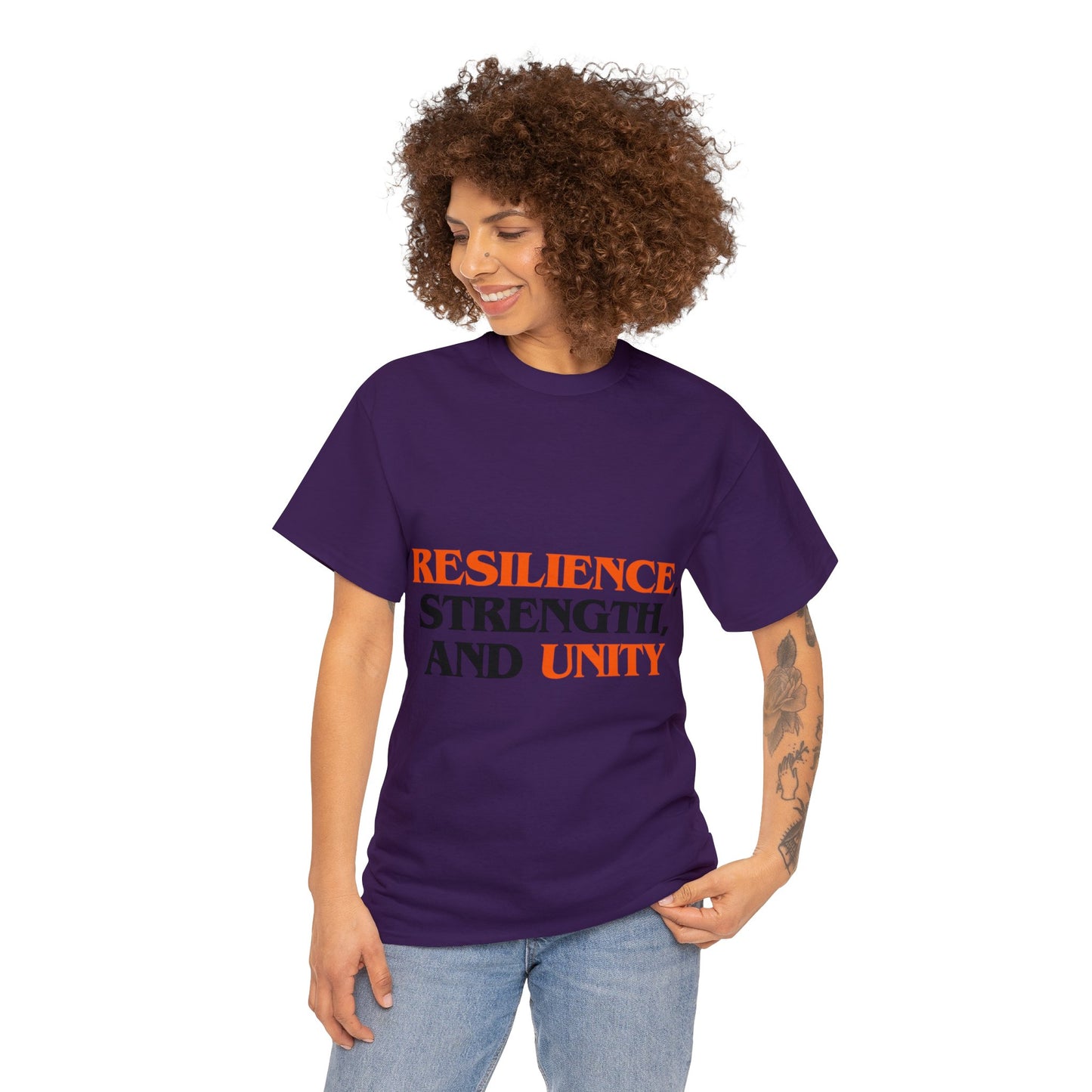 Unisex T-Shirt - Resilience, Strength, and Unity