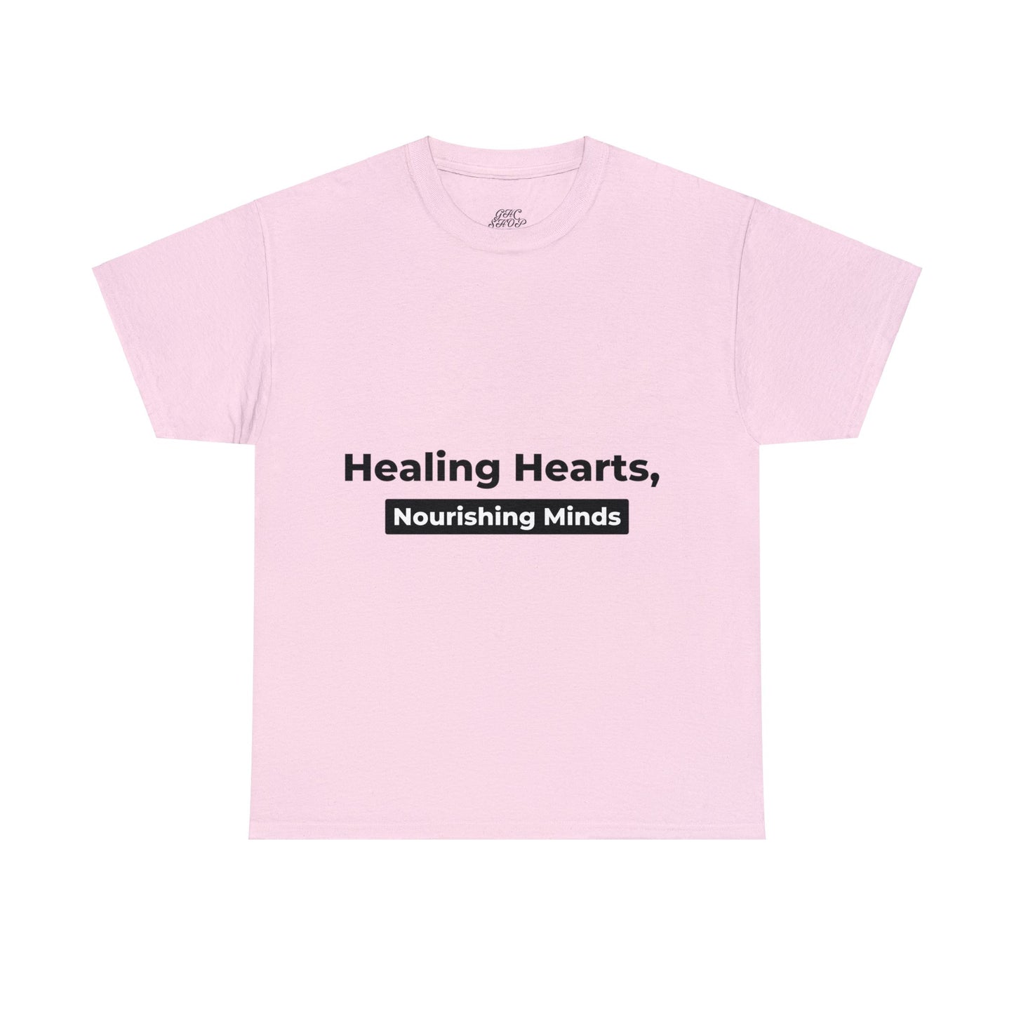 Unisex Heavy Cotton Tee - Healing Hearts, Nourishing Minds