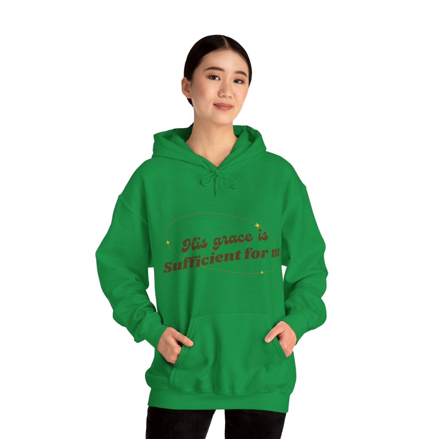 Unisex Hooded Sweatshirt - His grace is sufficient for me