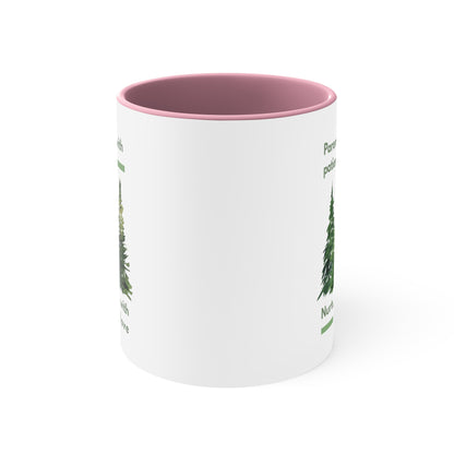 Accent Coffee Mug - Parenting with Patience, Nurturing with Love