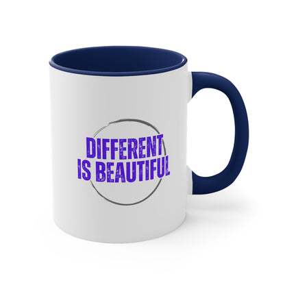 Accent Coffee Mug - Different is Beautiful