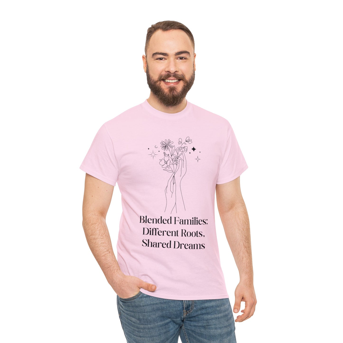 Unisex T-Shirt - Blended Families: Different Roots, Shared Dreams