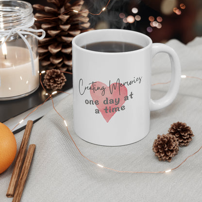 Accent Coffee Mug - Creating Memories, One Day at a Time