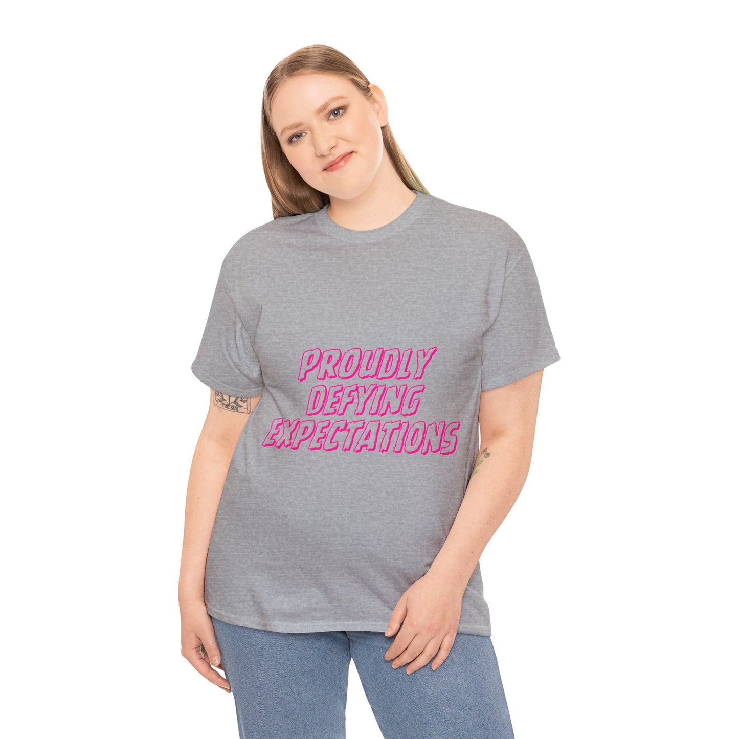 Unisex T-Shirt - Proudly Defying Expectations