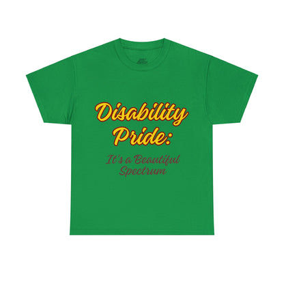 Unisex T-Shirt - Disability Pride: It's a Beautiful Spectrum