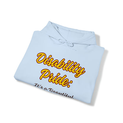 Unisex Hooded Sweatshirt - Disability Pride: It's a Beautiful Spectrum