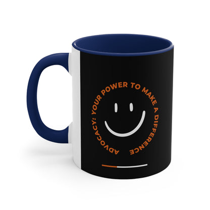 Accent Coffee Mug - Advocacy: Your Power to Make a Difference