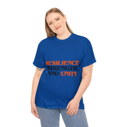 Unisex T-Shirt - Resilience, Strength, and Unity