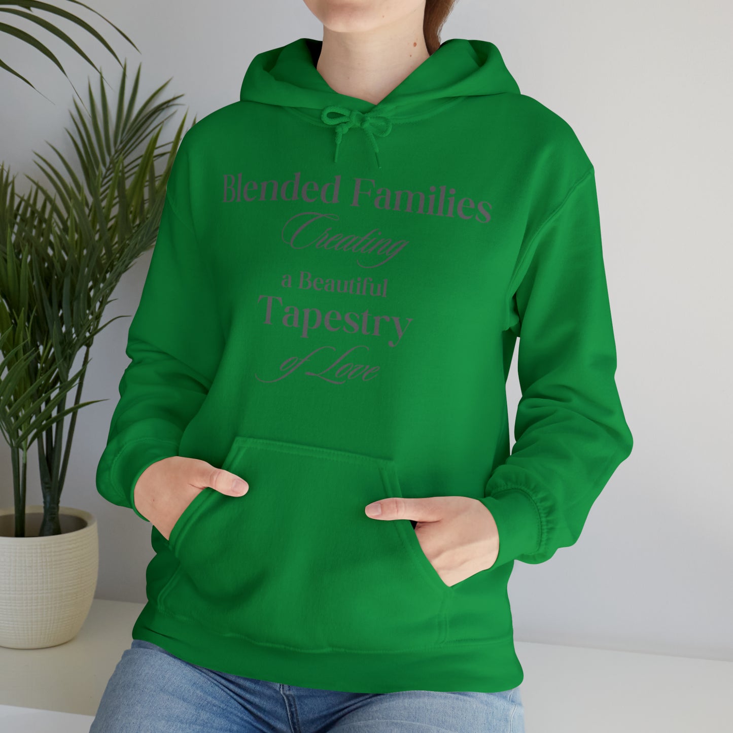 Unisex Hooded Sweatshirt - Blended Families: Creating a Beautiful Tapestry of Love