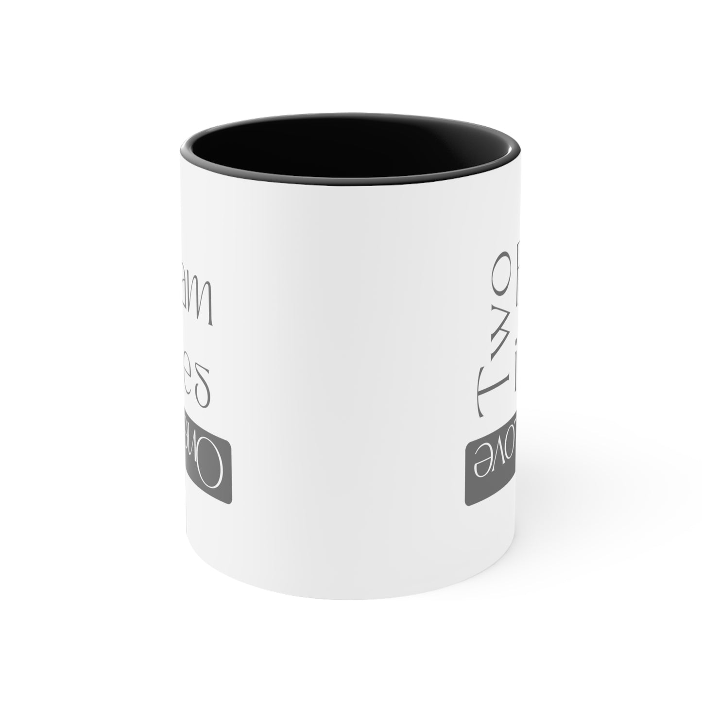 Accent Coffee Mug - Two Families, One Love