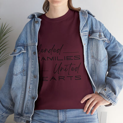 Unisex T-Shirt - Blended Families, United Hearts