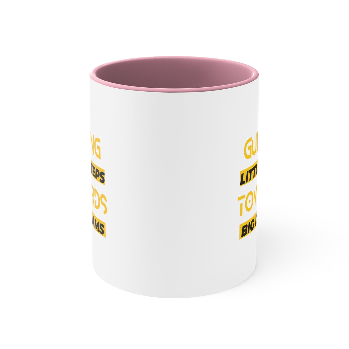 Accent Coffee Mug - Guiding Little Steps Towards Big Dreams