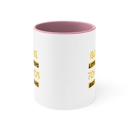 Accent Coffee Mug - Guiding Little Steps Towards Big Dreams