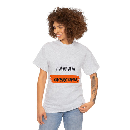 Unisex Heavy Cotton Tee -  I am an overcomer