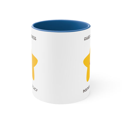 Accent Coffee Mug - Raise Awareness, Inspire Advocacy