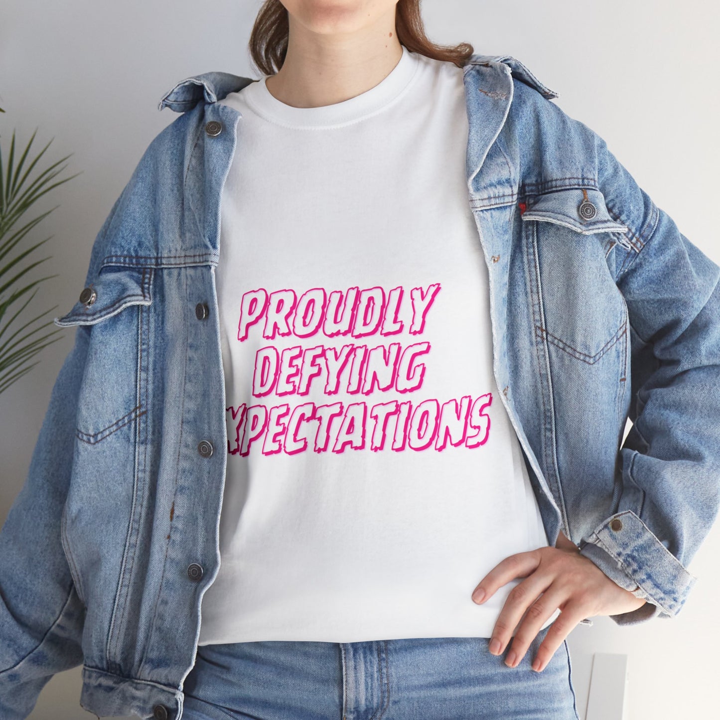 Unisex T-Shirt - Proudly Defying Expectations