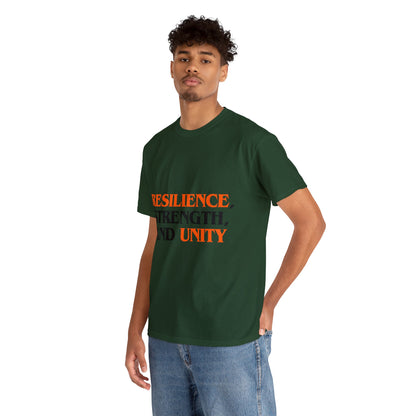 Unisex T-Shirt - Resilience, Strength, and Unity