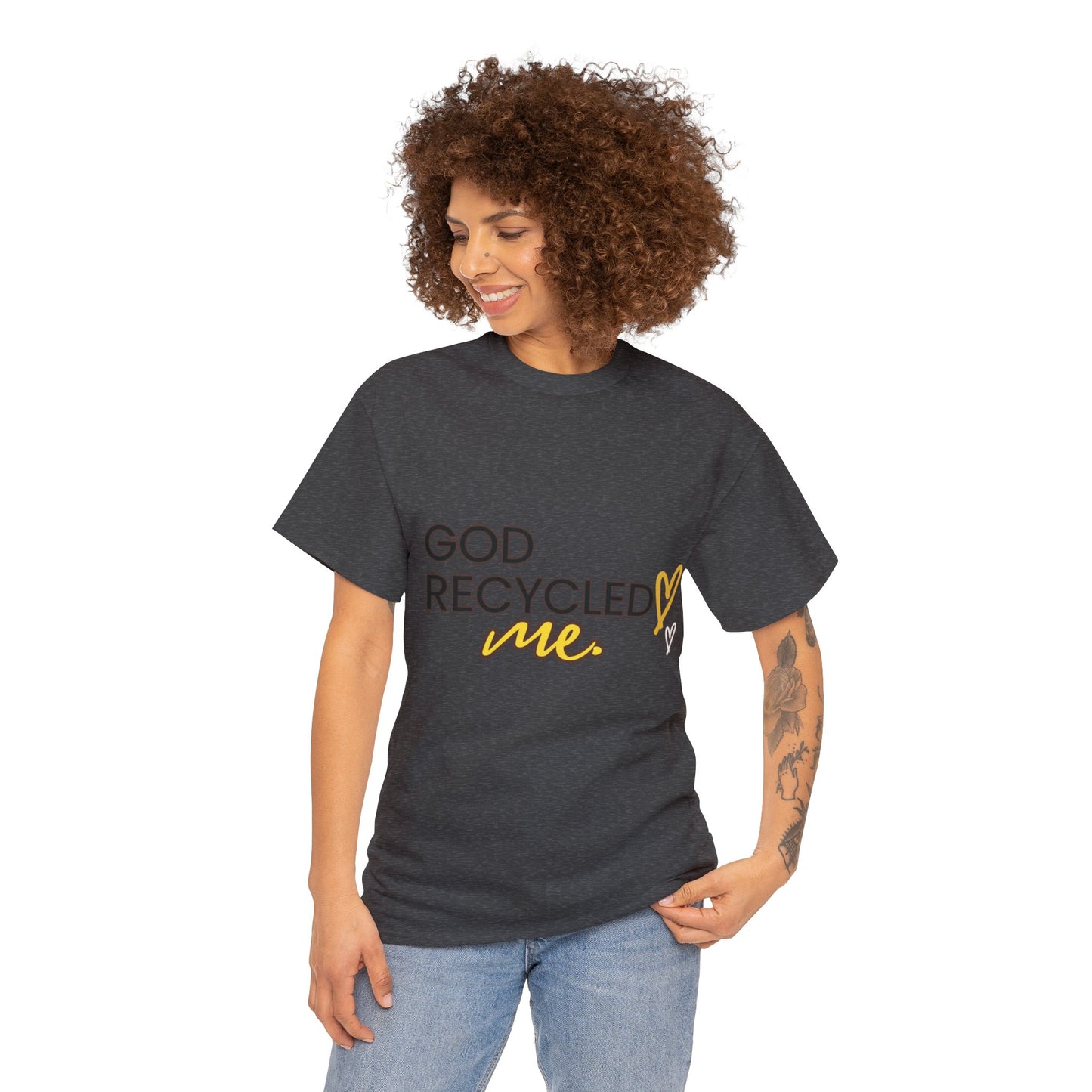 Unisex Heavy Cotton Tee - God recycled me