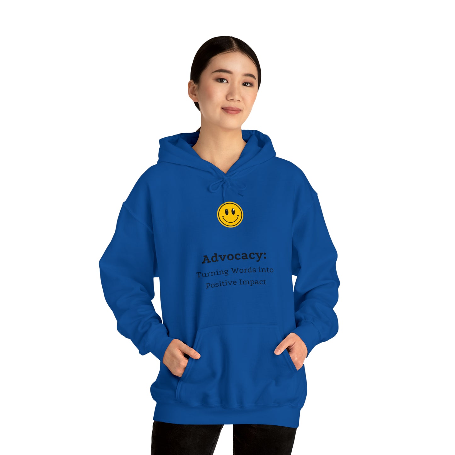 Unisex Hooded Sweatshirt - Advocacy: Turning Words into Positive Impact