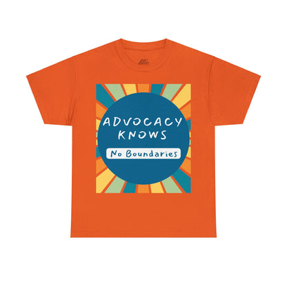 Unisex T-Shirt - Advocacy Knows No Boundaries