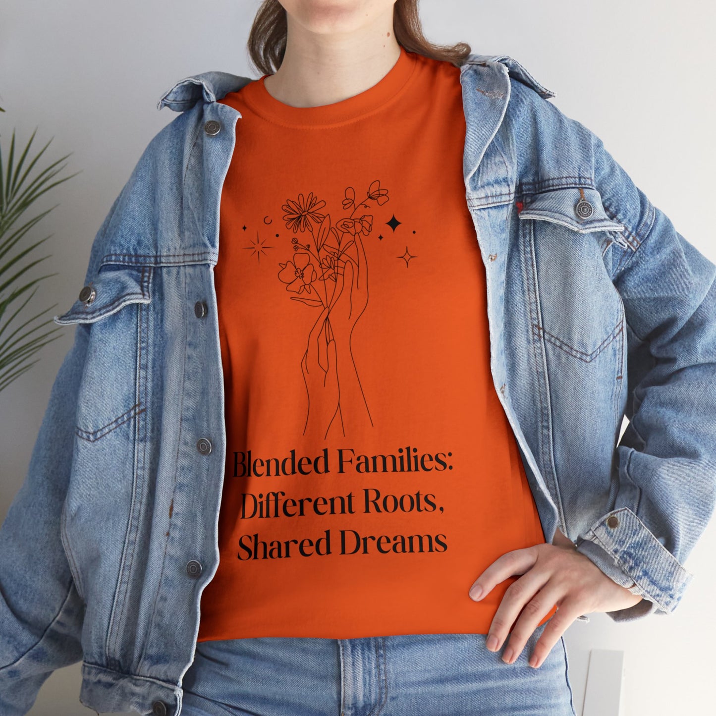 Unisex T-Shirt - Blended Families: Different Roots, Shared Dreams