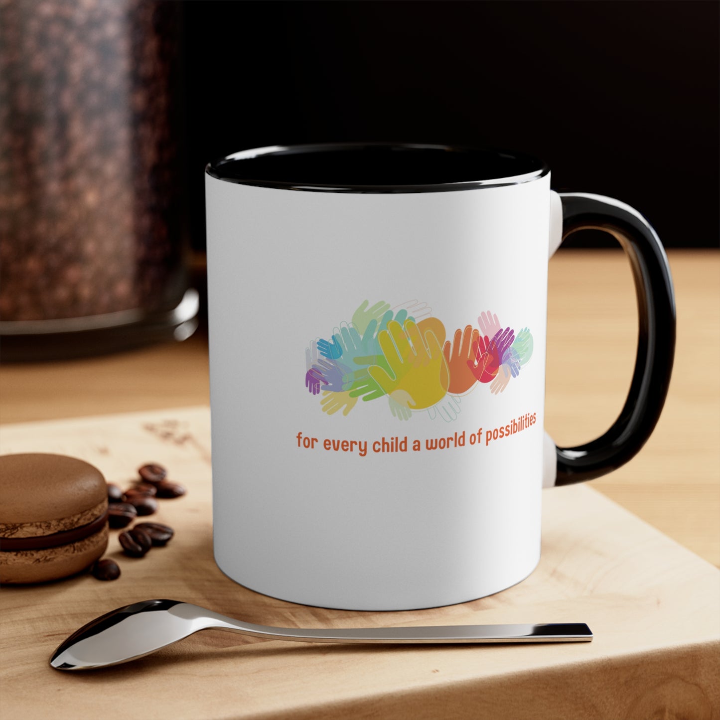 Accent Coffee Mug - For Every Child, a World of Possibilities