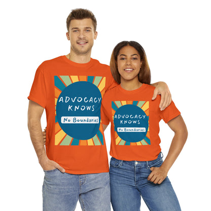 Unisex T-Shirt - Advocacy Knows No Boundaries