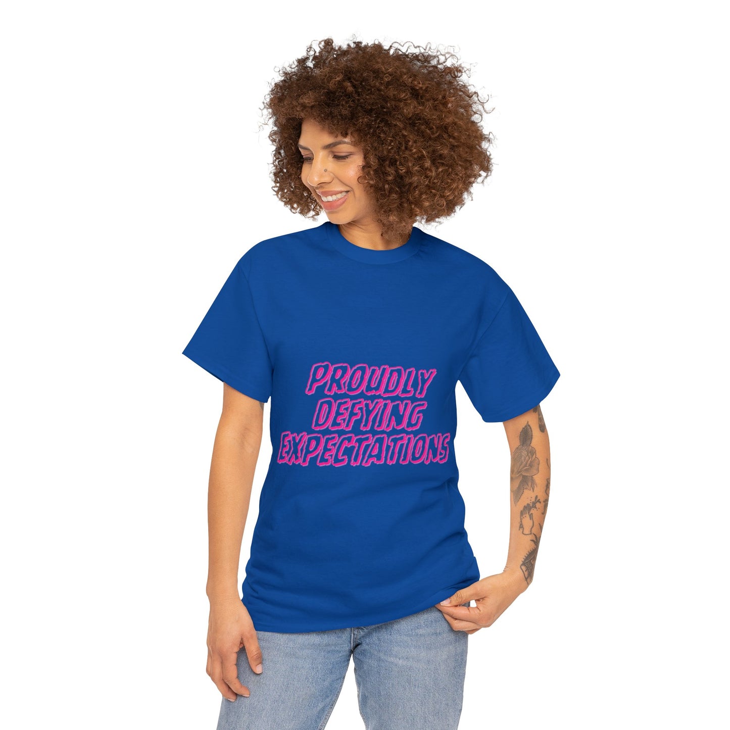 Unisex T-Shirt - Proudly Defying Expectations