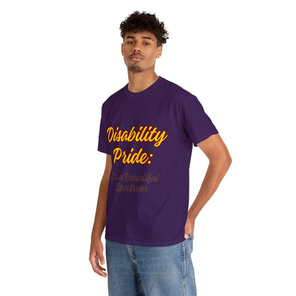 Unisex T-Shirt - Disability Pride: It's a Beautiful Spectrum