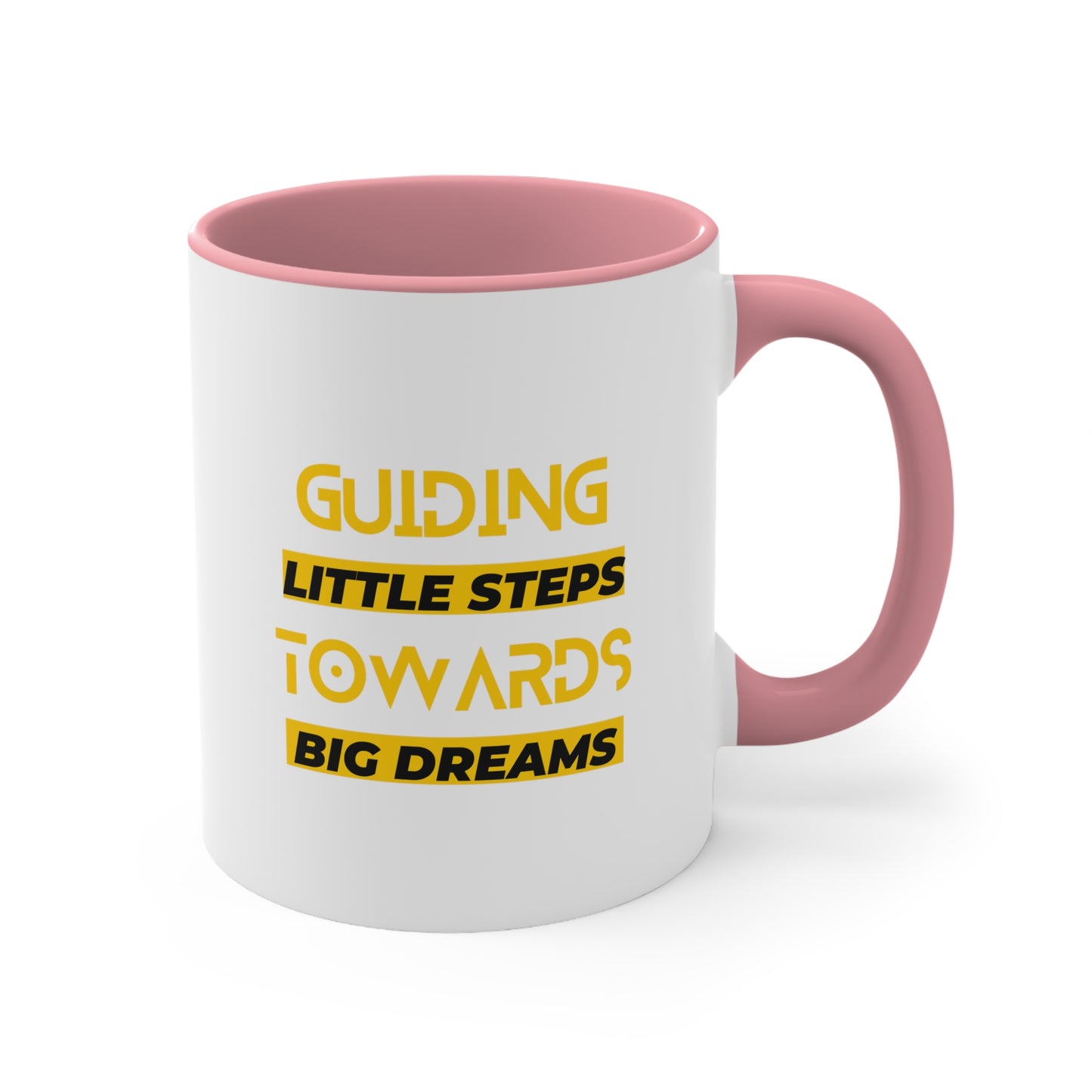 Accent Coffee Mug - Guiding Little Steps Towards Big Dreams