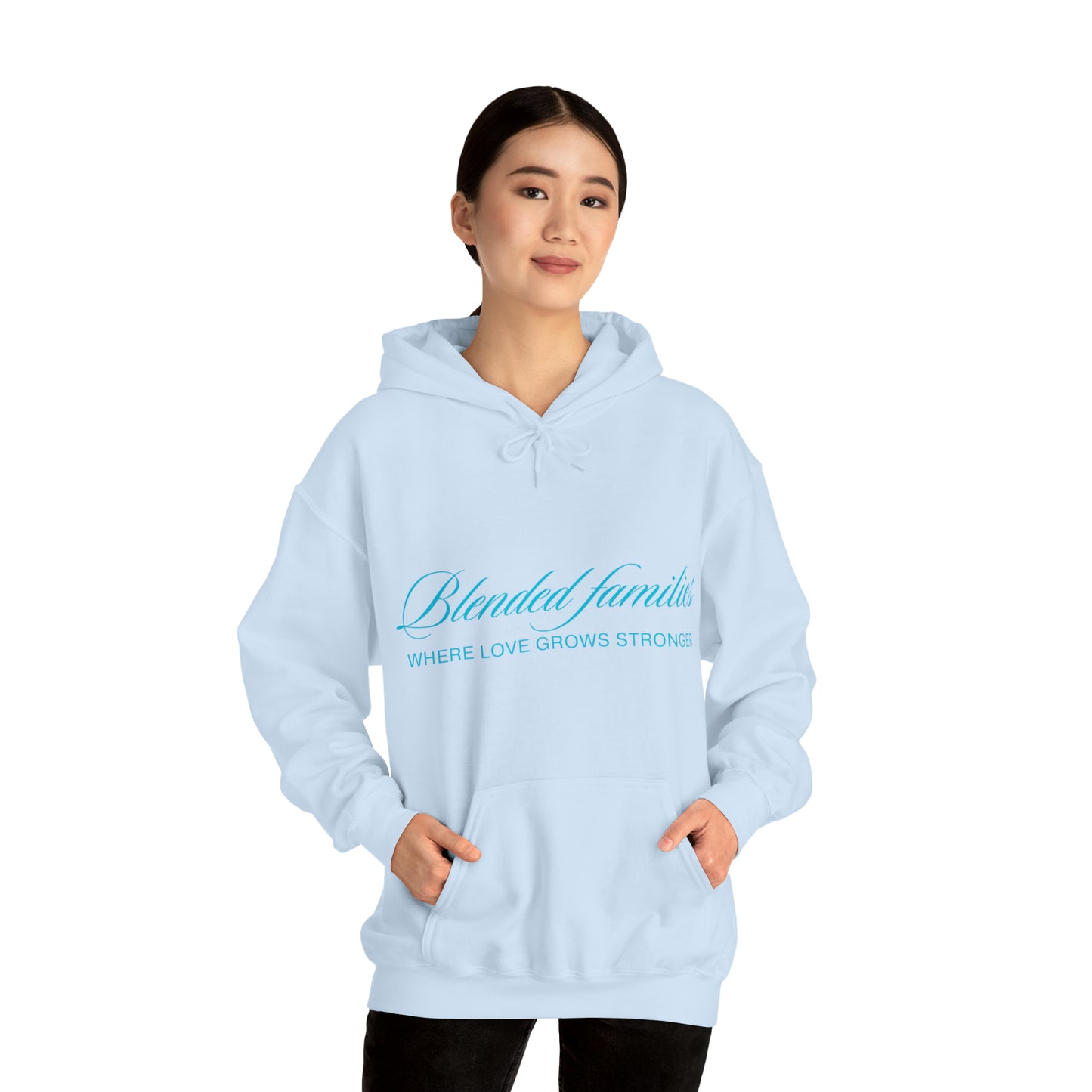 Unisex Hooded Sweatshirt - Blended Families: Where Love Grows Stronger