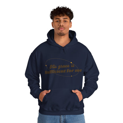 Unisex Hooded Sweatshirt - His grace is sufficient for me