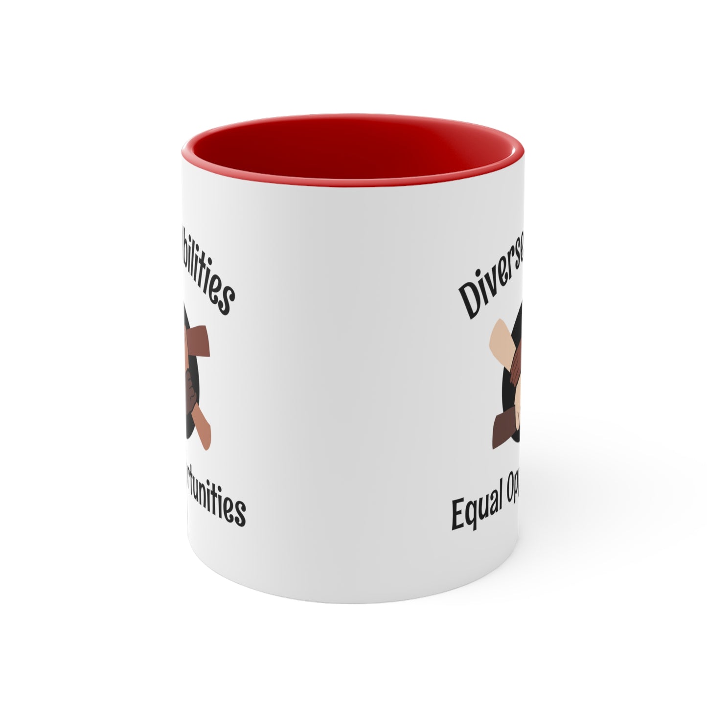 Accent Coffee Mug - Diverse Abilities, Equal Opportunities