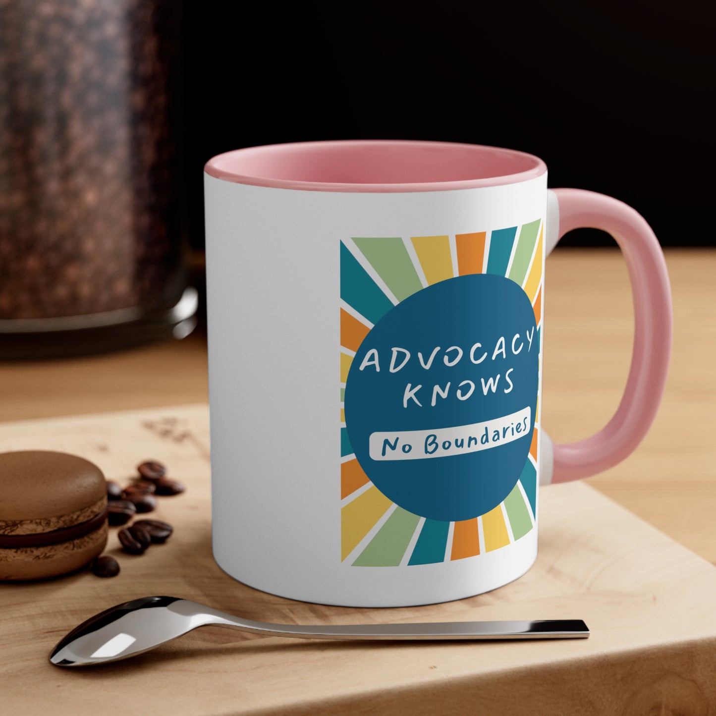 Accent Coffee Mug - Advocacy Knows No Boundaries