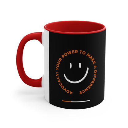 Accent Coffee Mug - Advocacy: Your Power to Make a Difference