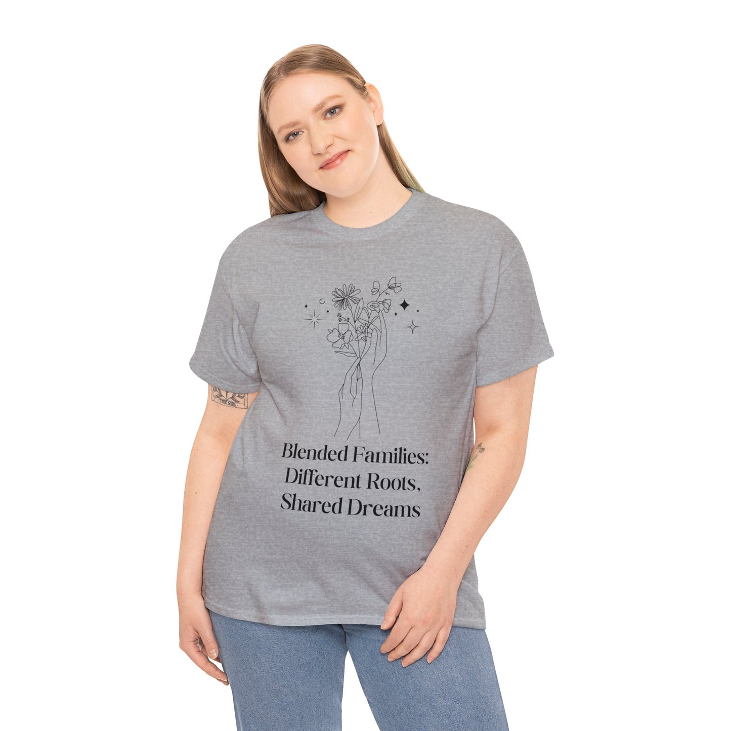 Unisex T-Shirt - Blended Families: Different Roots, Shared Dreams