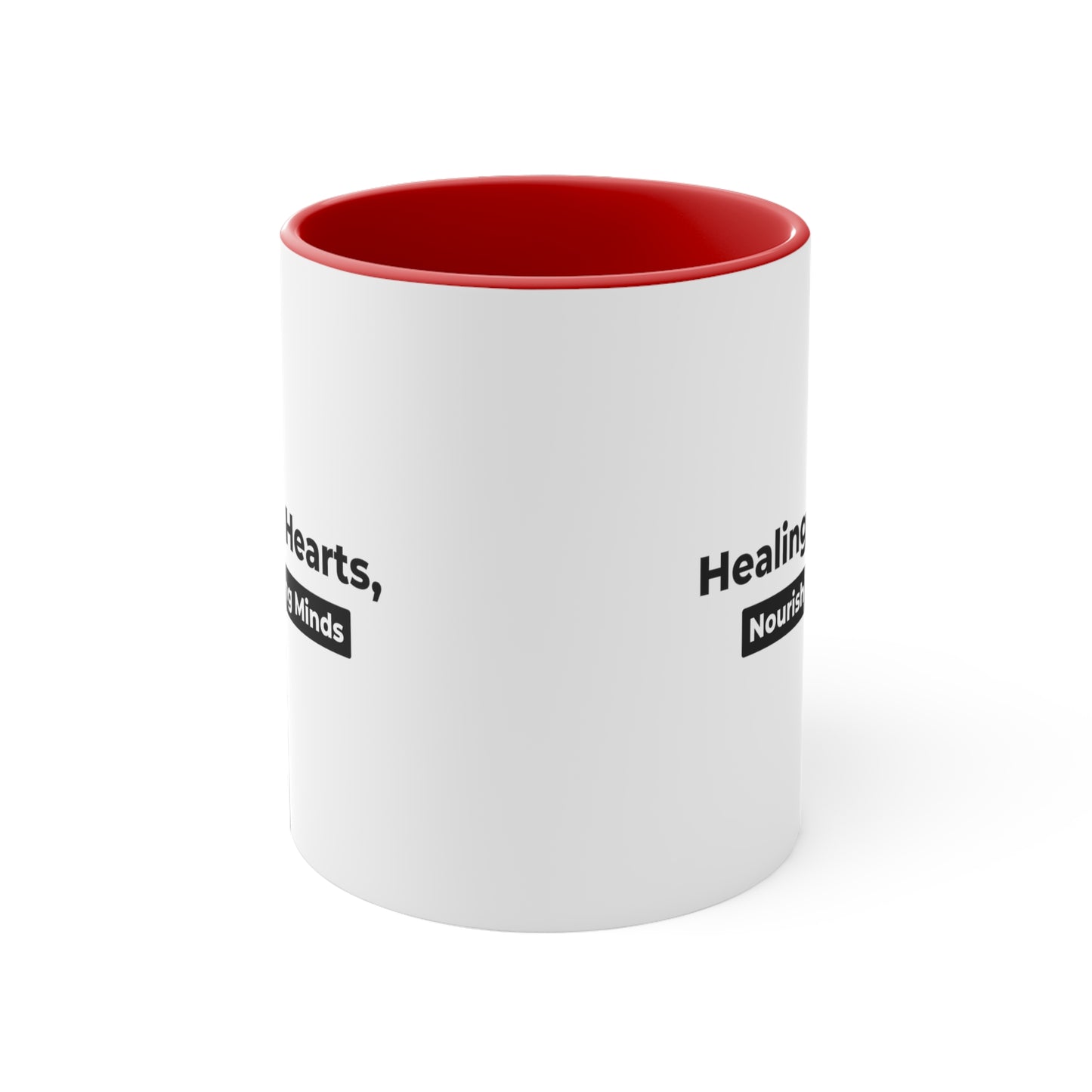 Accent Coffee Mug - Healing Hearts, Nourishing Minds