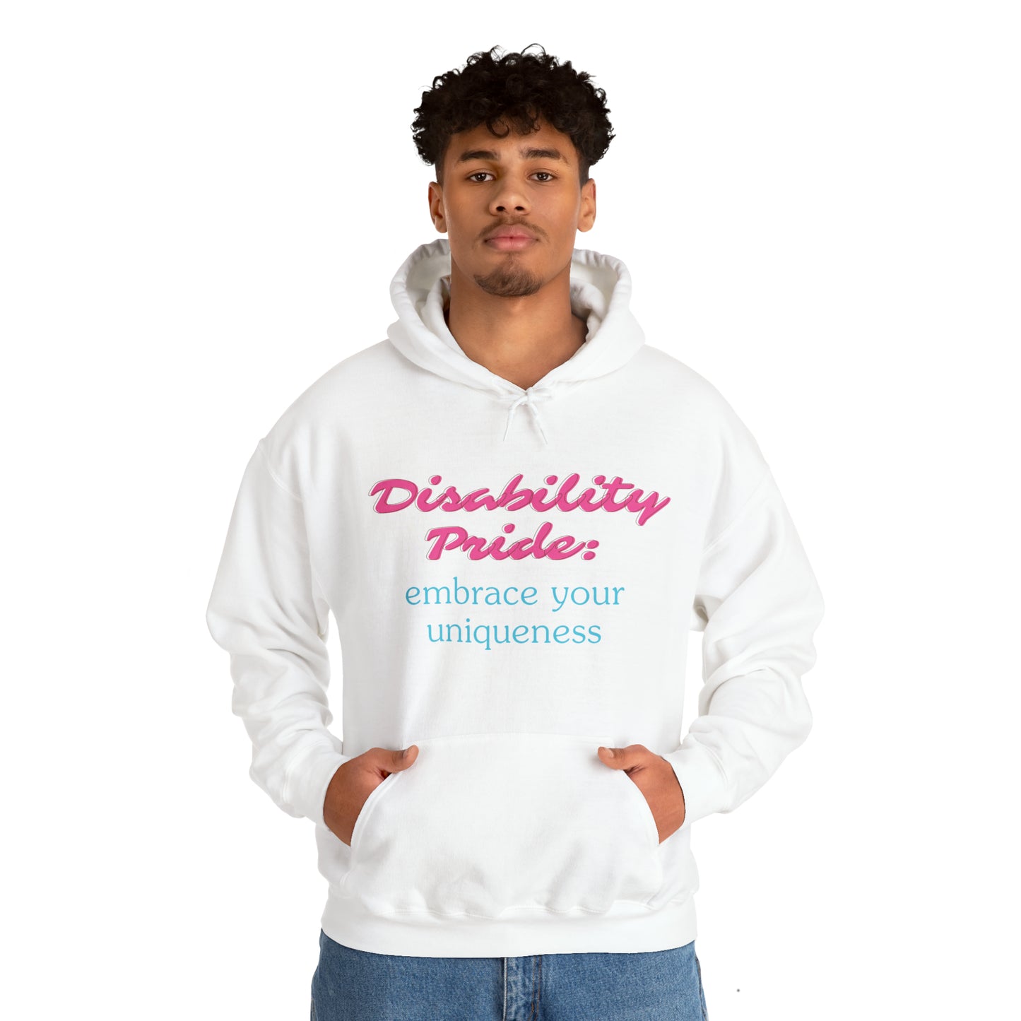 Unisex Hooded Sweatshirt - Disability Pride: Embrace Your Uniqueness