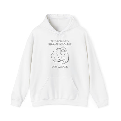 Unisex Hooded Sweatshirt - Your Mental Health Matters, You Matter