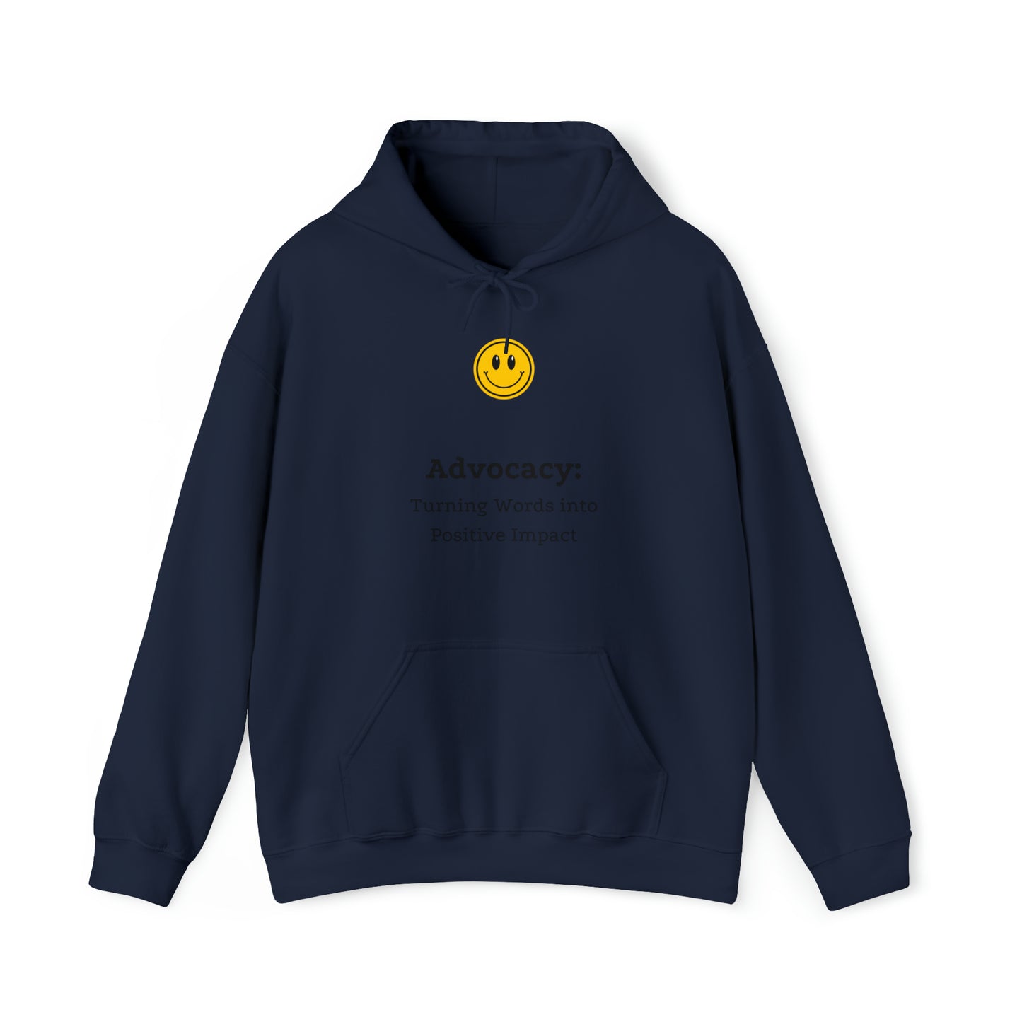 Unisex Hooded Sweatshirt - Advocacy: Turning Words into Positive Impact