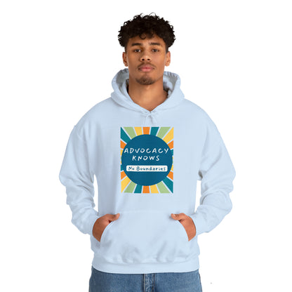 Unisex Hooded Sweatshirt - Advocacy Knows No Boundaries