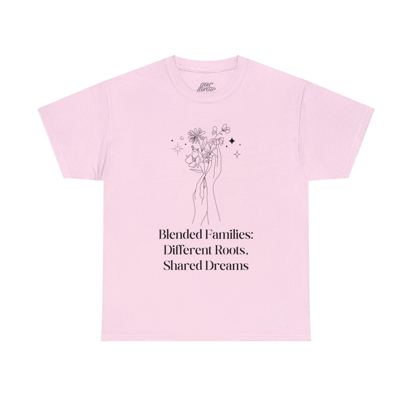 Unisex T-Shirt - Blended Families: Different Roots, Shared Dreams