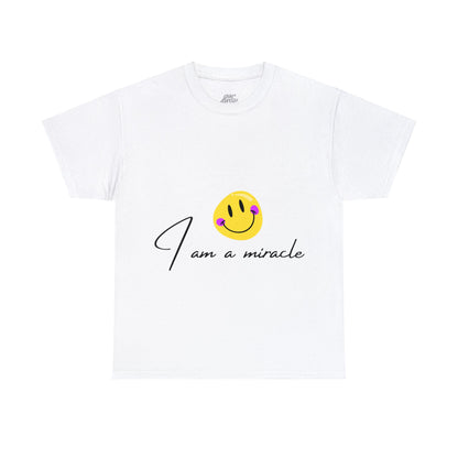 Unisex Heavy Cotton Tee - I am a miracle