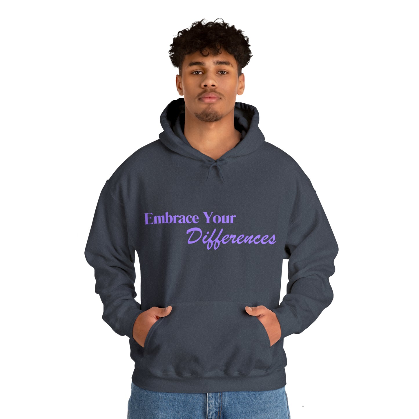 Unisex Hooded Sweatshirt - Embrace Your Differences