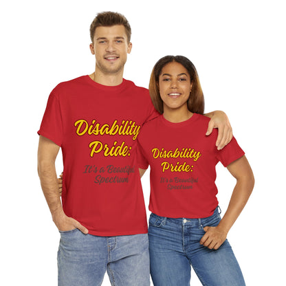 Unisex T-Shirt - Disability Pride: It's a Beautiful Spectrum