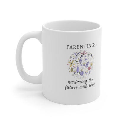 Accent Coffee Mug - Parenting: Nurturing the Future with Love