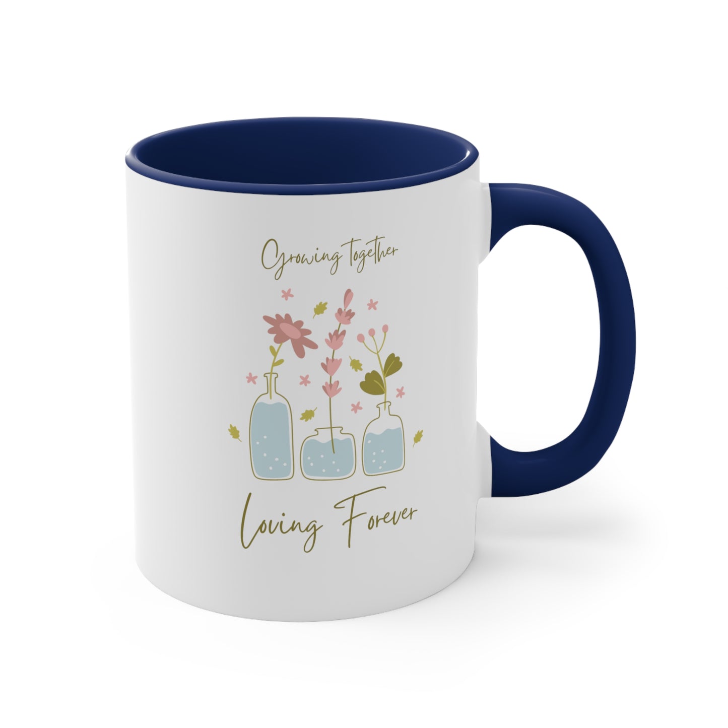 Accent Coffee Mug - Growing Together, Loving Forever